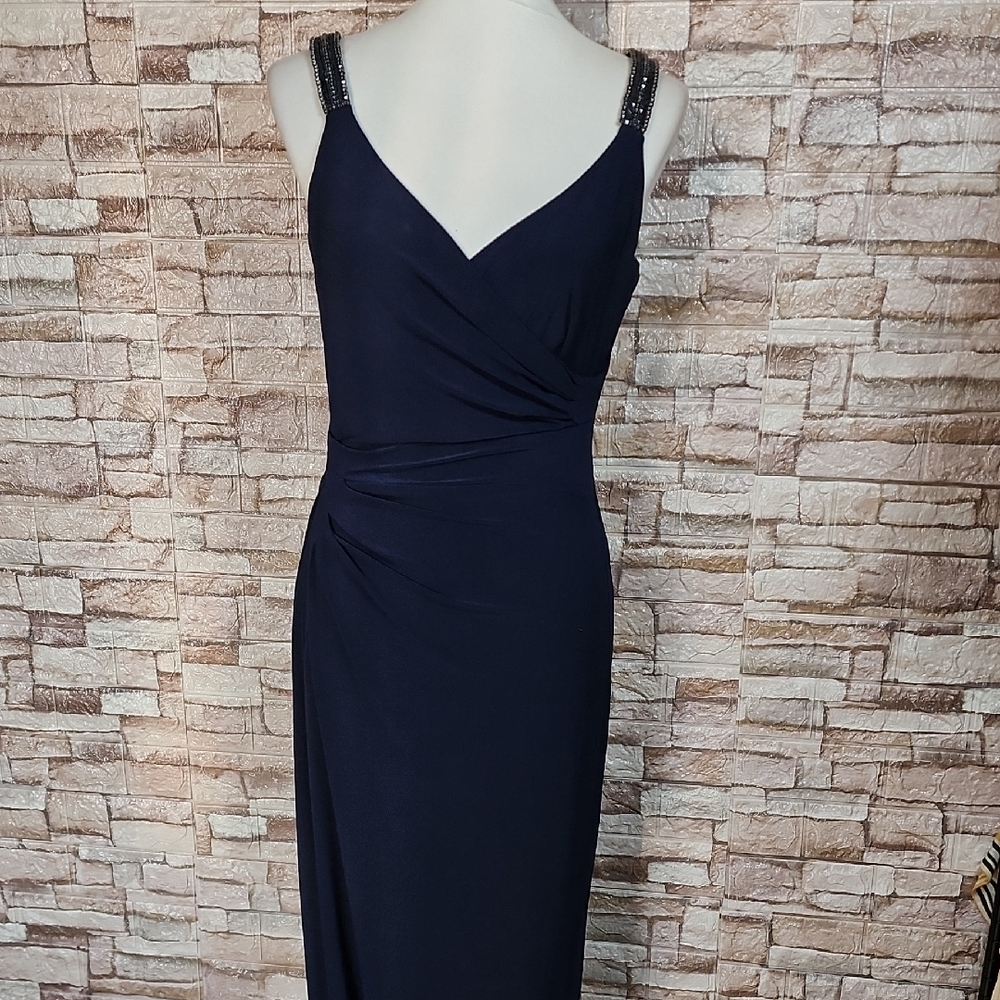 Ralph Lauren Elegant Navy Blue Dress